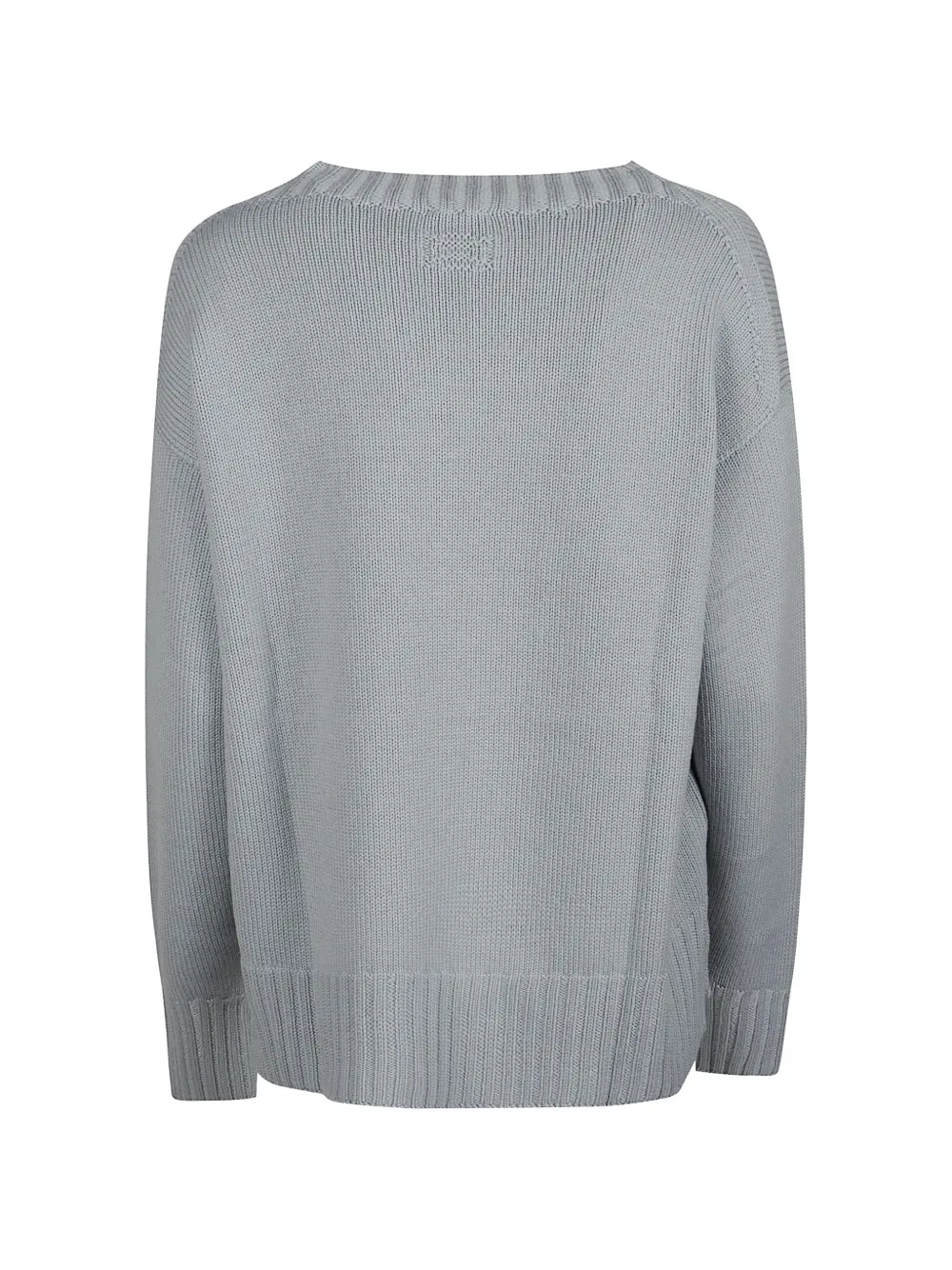 Drumohr Ribbed-knit Boat-neck Sweater in Grey, view 2