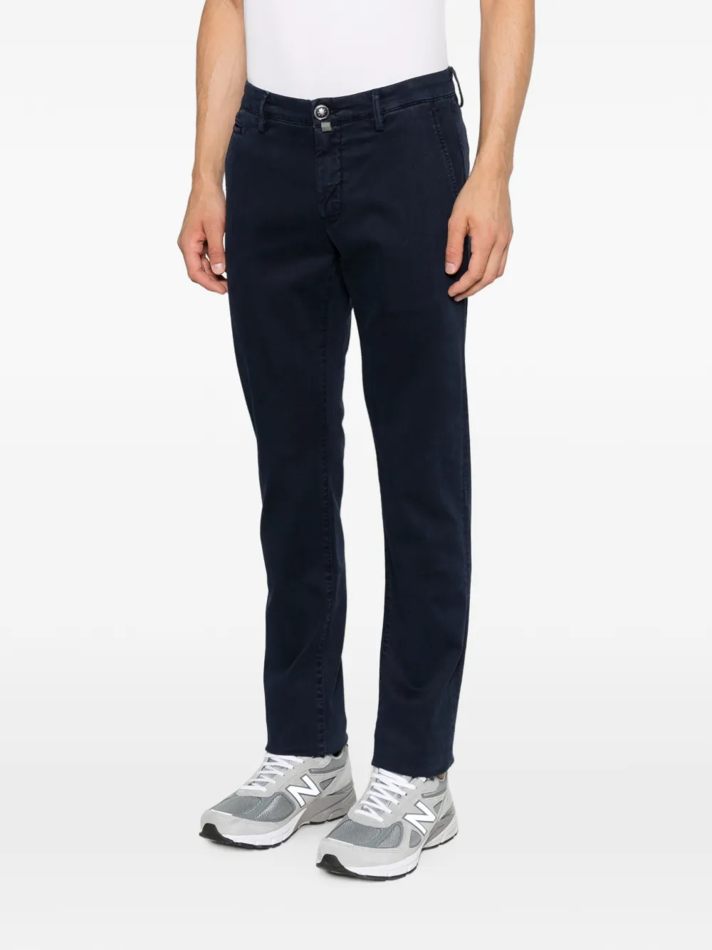 Jacob Cohën Straight broek Blauw