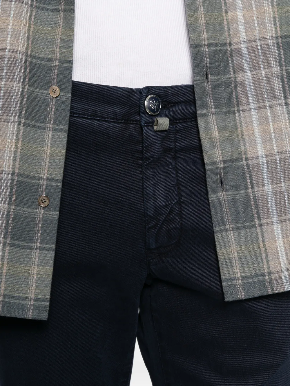 Jacob Cohën Straight broek Blauw