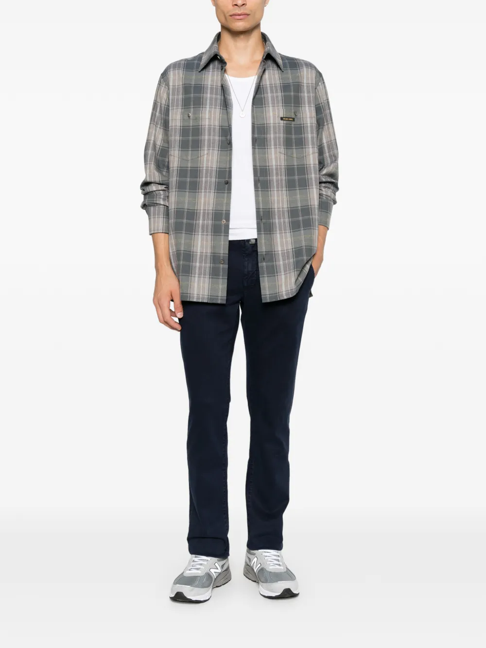 Jacob Cohën Straight broek Blauw