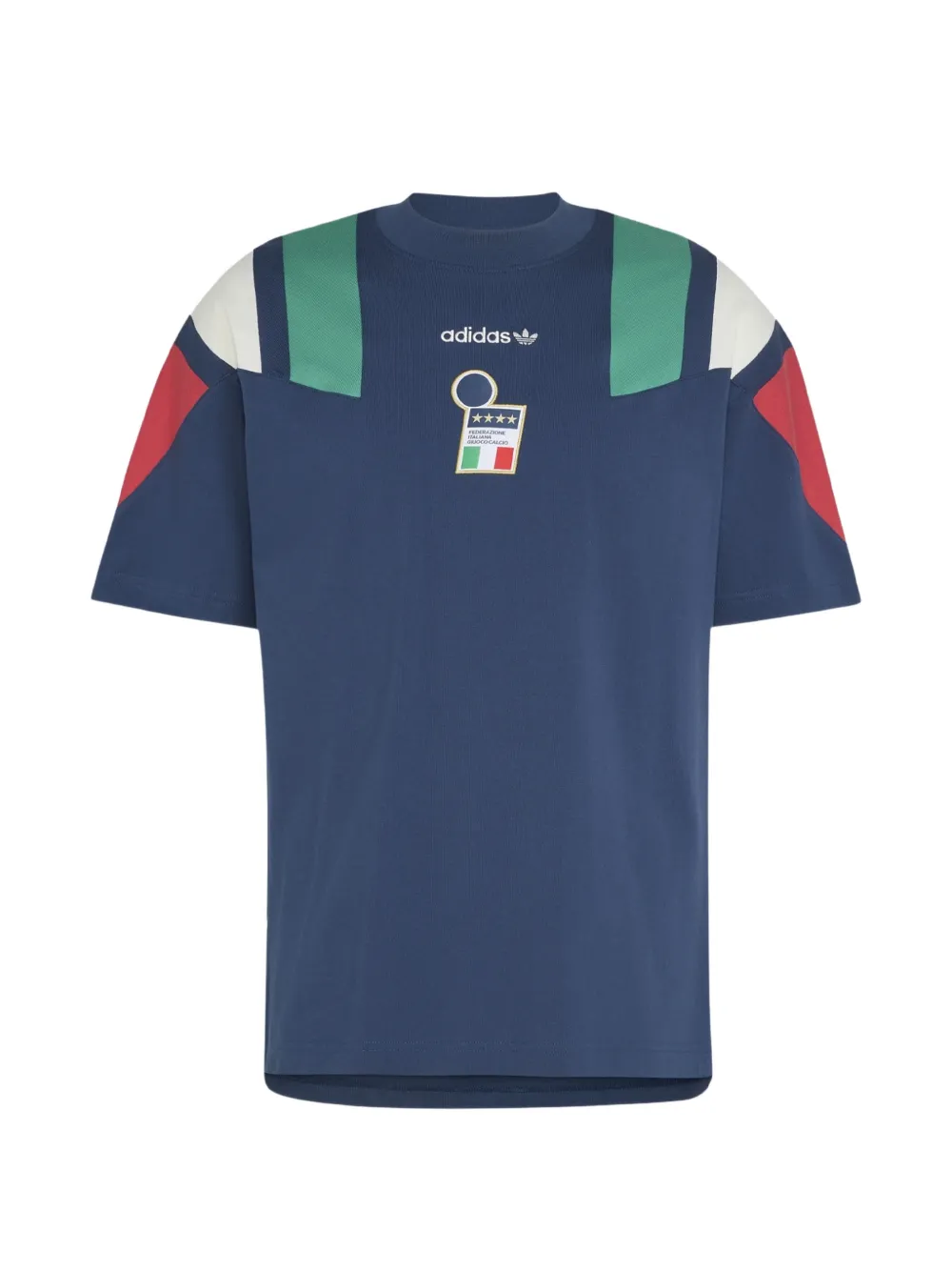 adidas Italy T-shirt Blauw