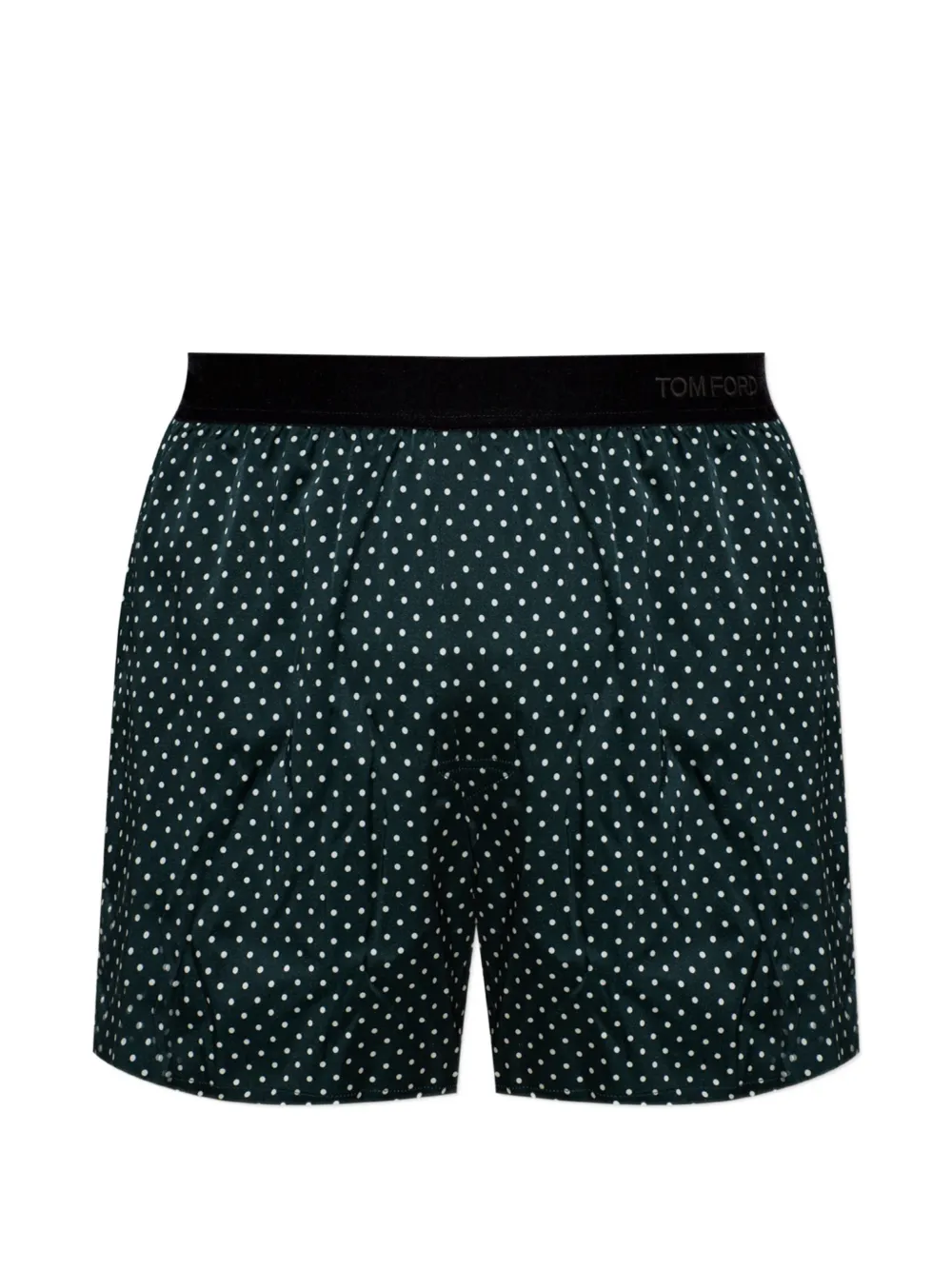 TOM FORD Boxershorts met stippen Groen