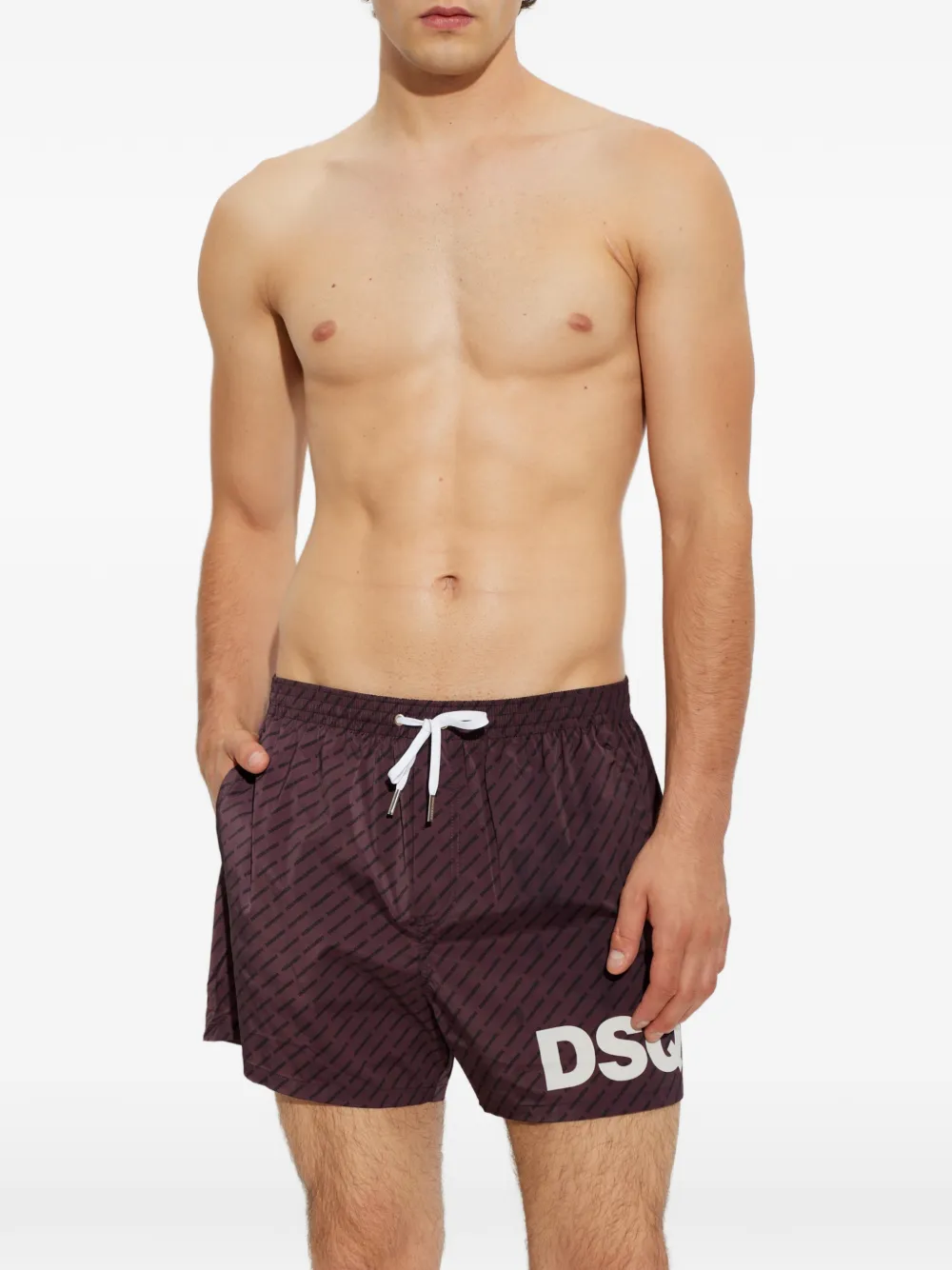 DSQUARED2 Zwembroek Rood
