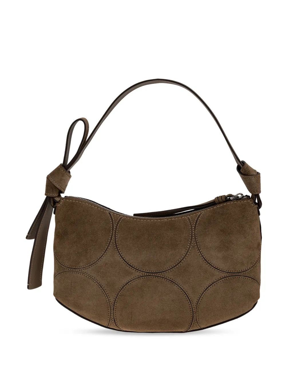 Kate Spade Loop circle-quilted shoulder bag - Braun
