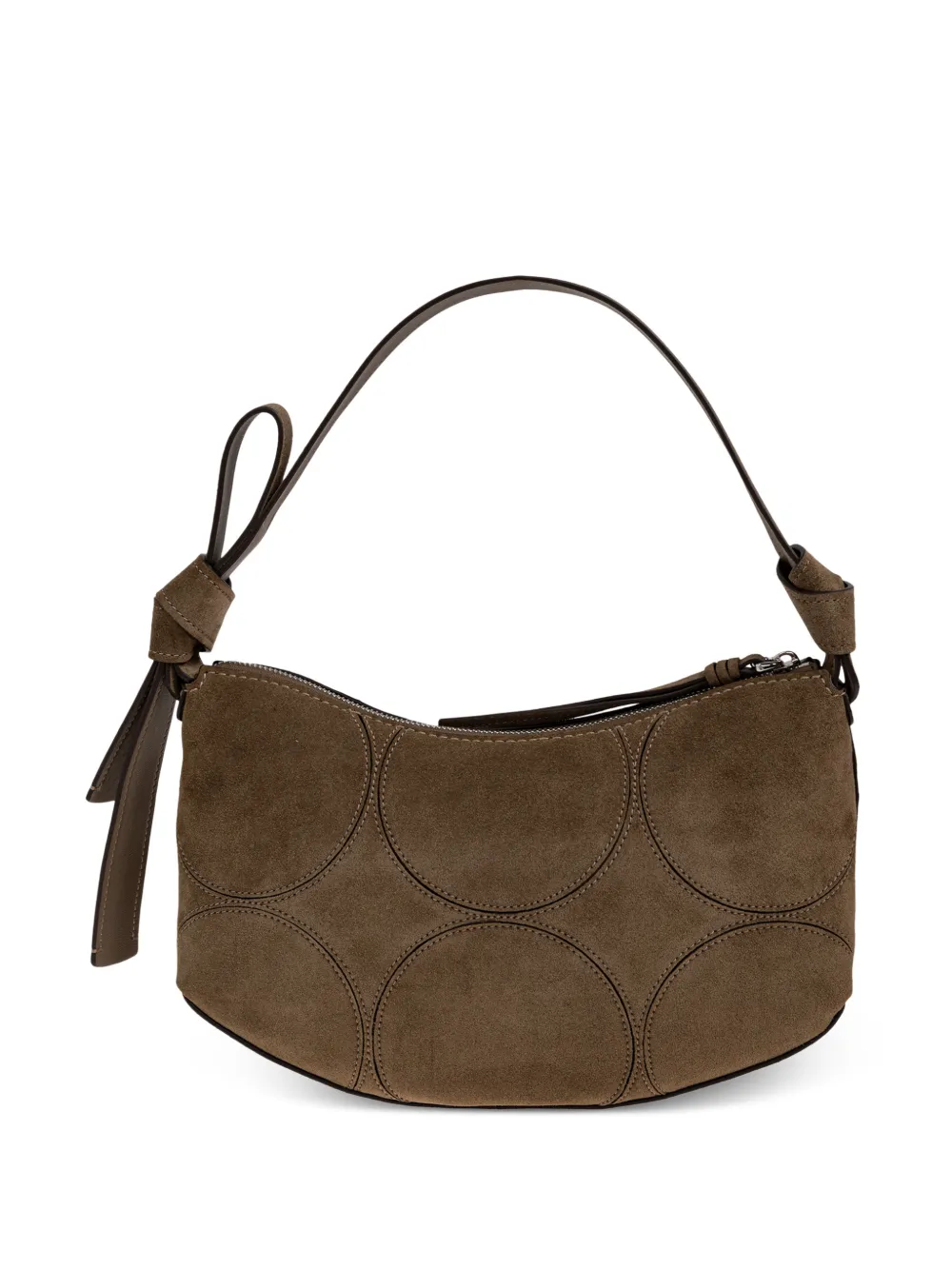 Kate Spade Loop circle-quilted shoulder bag - Marrone