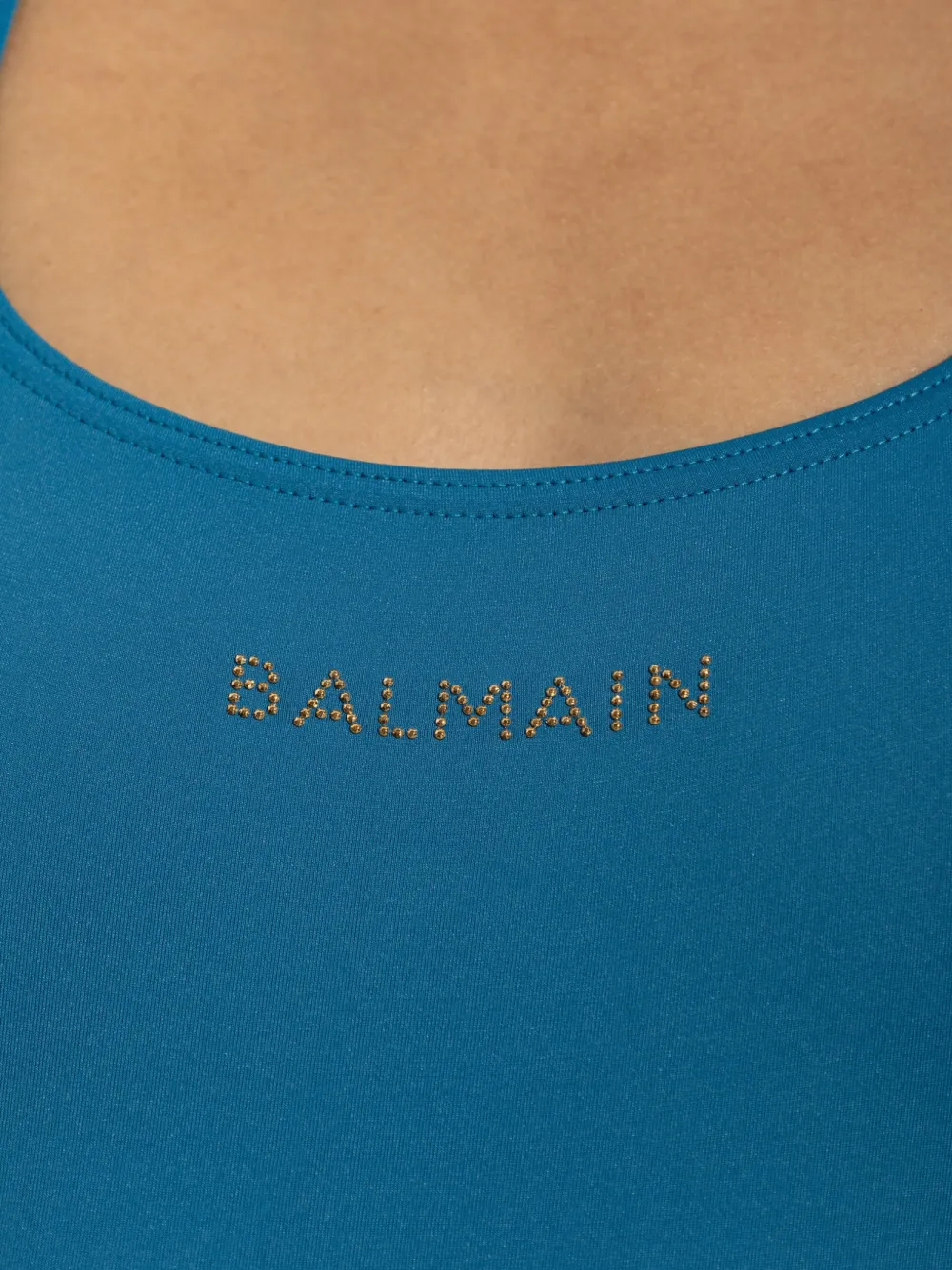Balmain Badpak verfraaid met logo Blauw