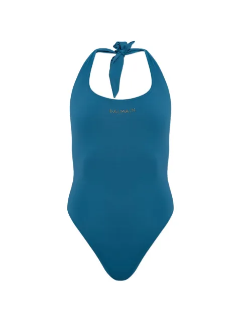 Balmain logo-embellished swimsuit