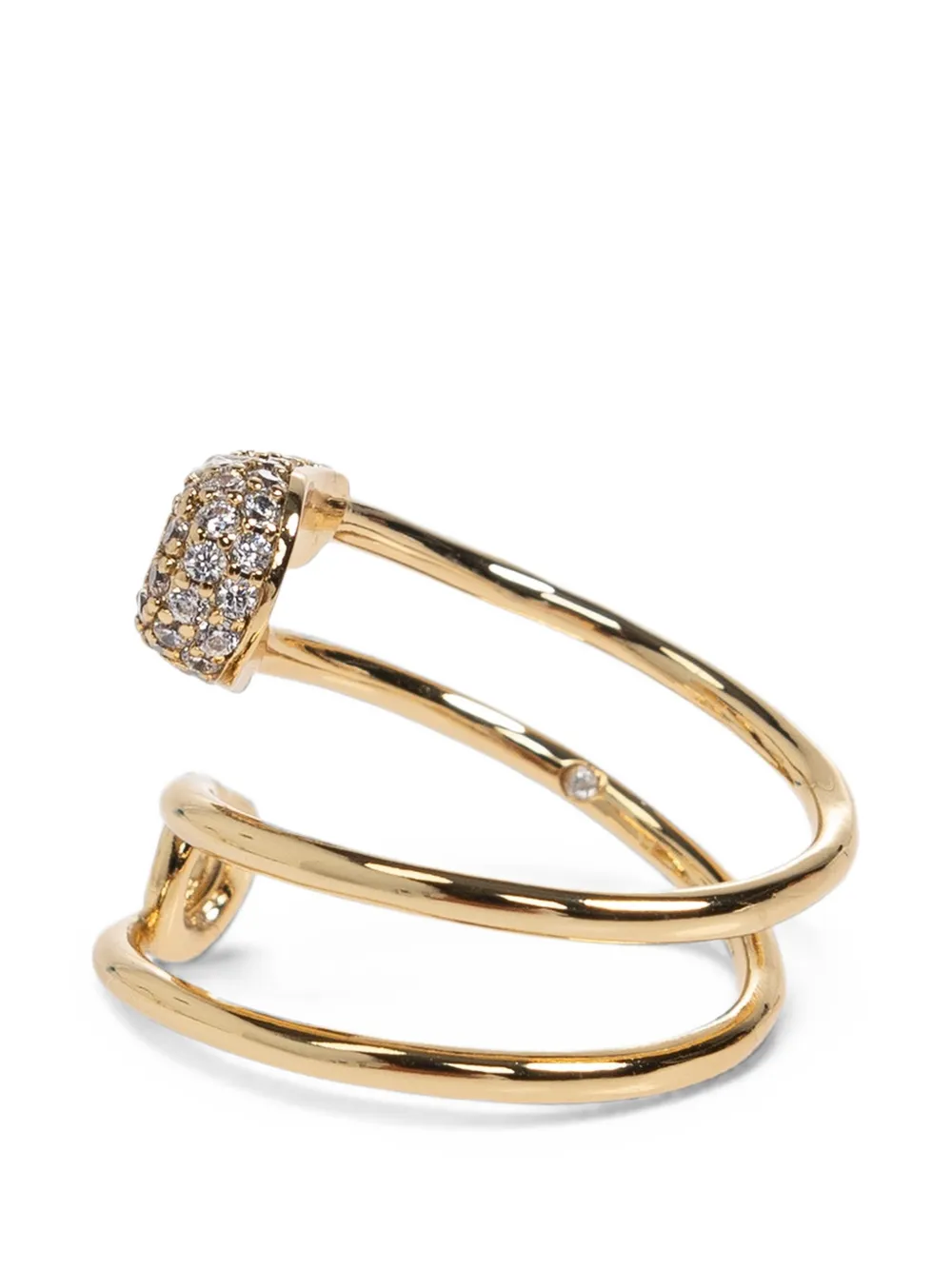 Kate Spade Anello con cristalli - Oro