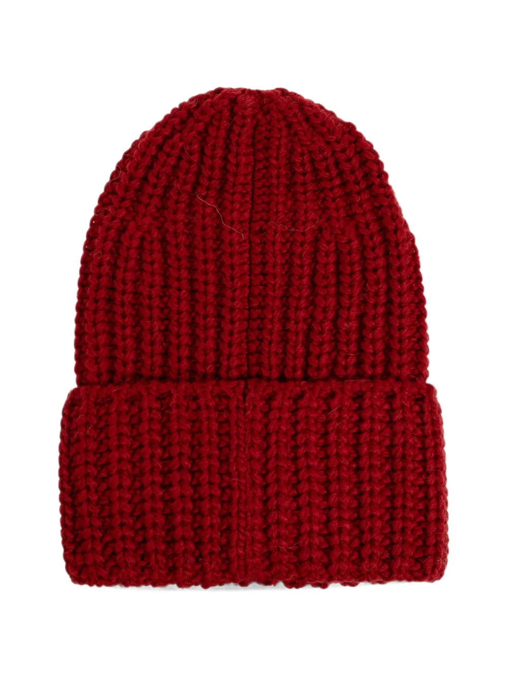DSQUARED2 Wollen muts met patch Rood