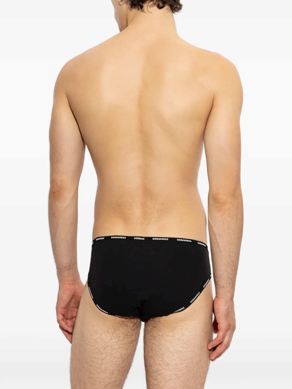 DSQUARED2 Slip met logoband Zwart