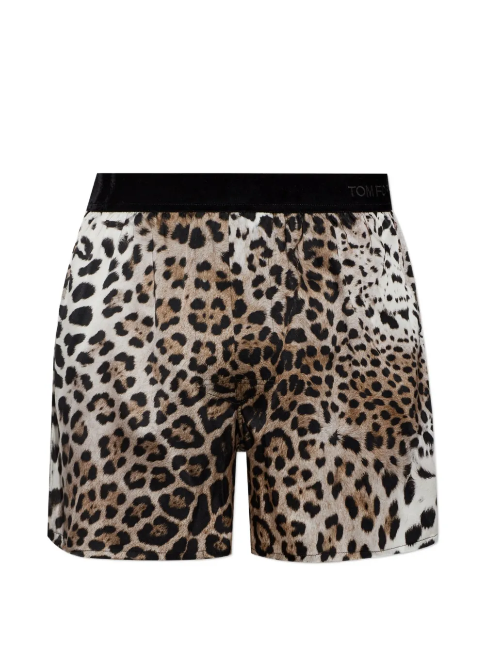 TOM FORD Boxershorts met luipaardprint Zwart