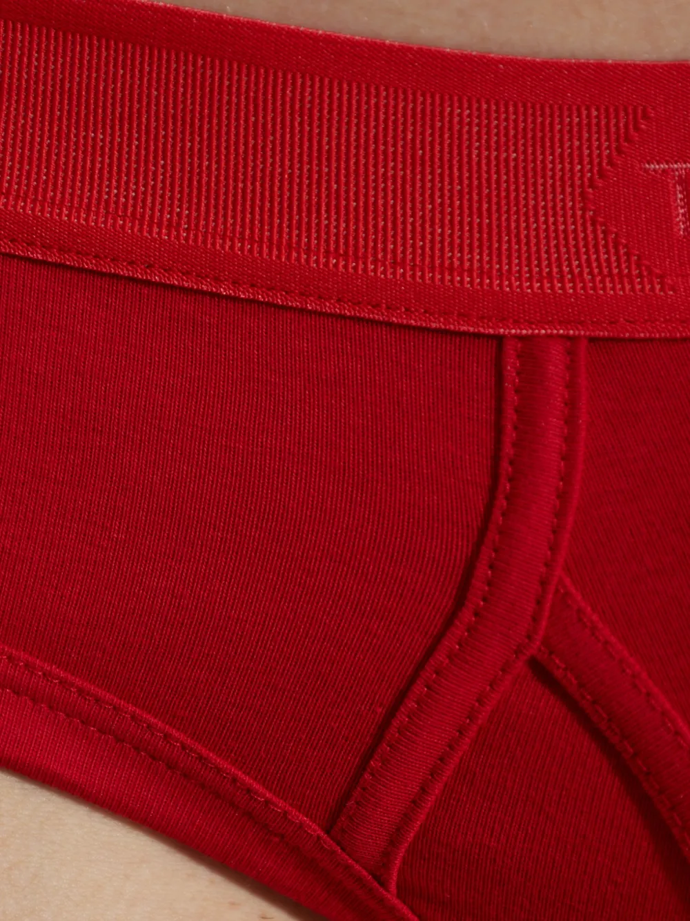 TOM FORD Slip met logoband Rood