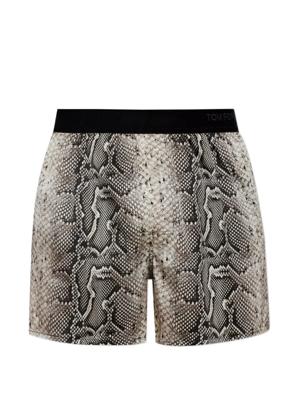 TOM FORD Boxershorts met slangenprint Grijs