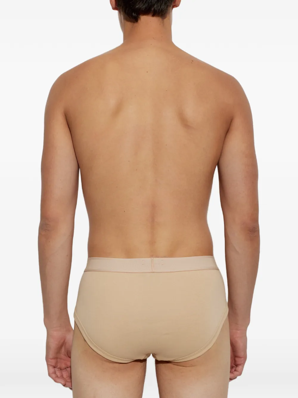 TOM FORD Slip met logoband Beige