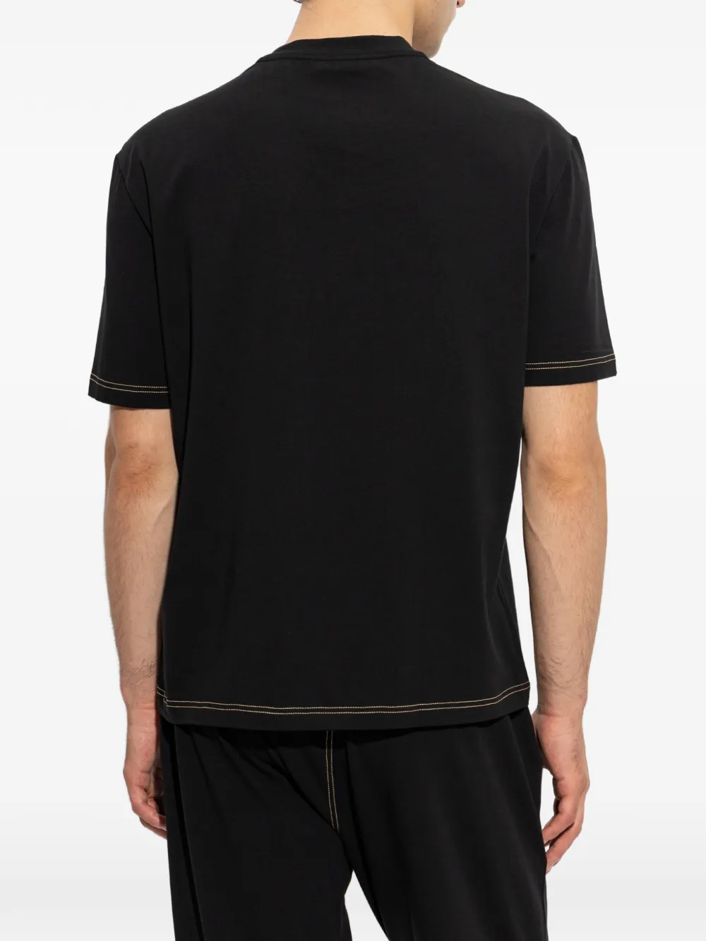 DSQUARED2 T-shirt met contrasterend stiksel Zwart