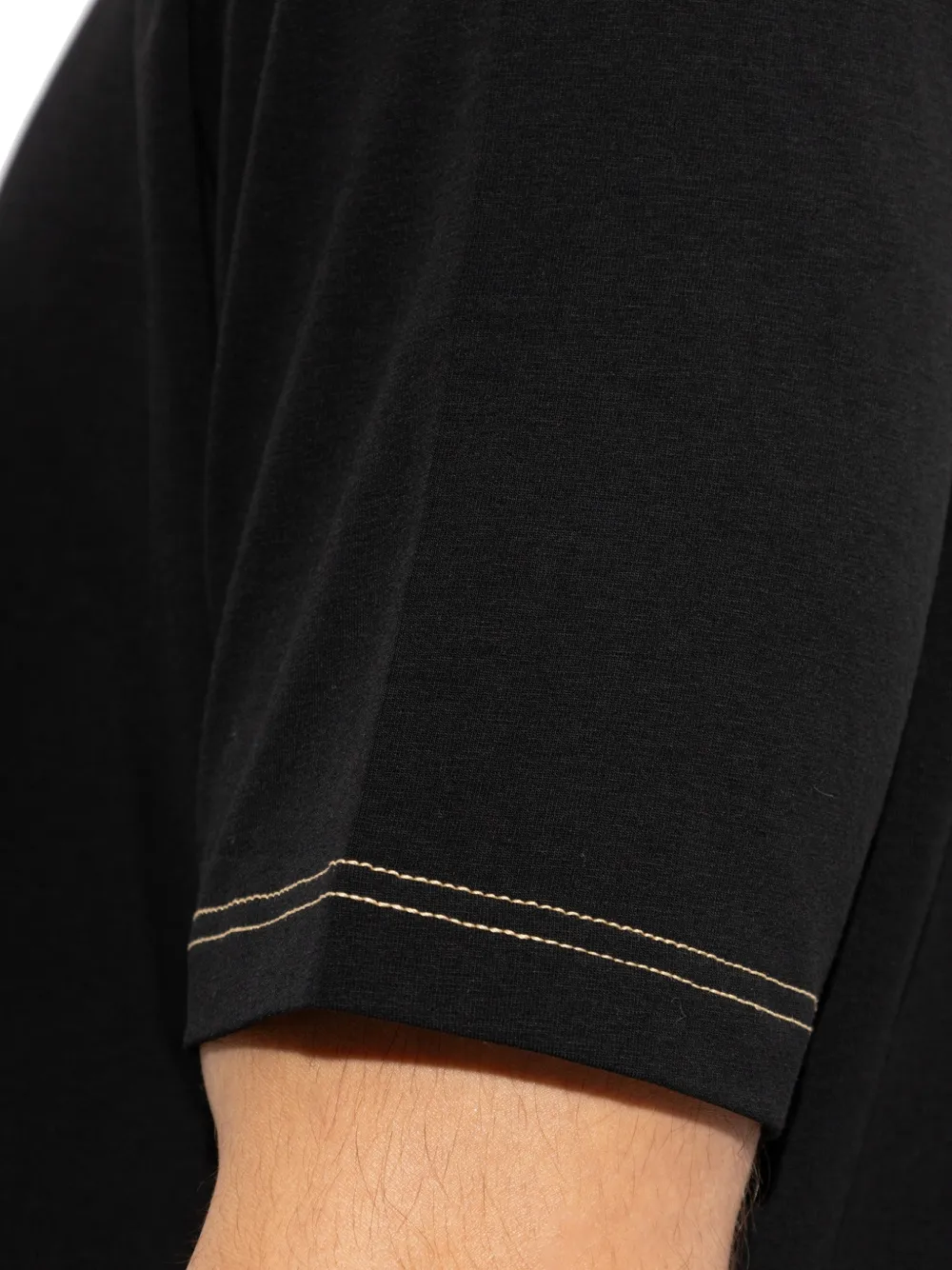 DSQUARED2 T-shirt met contrasterend stiksel Zwart