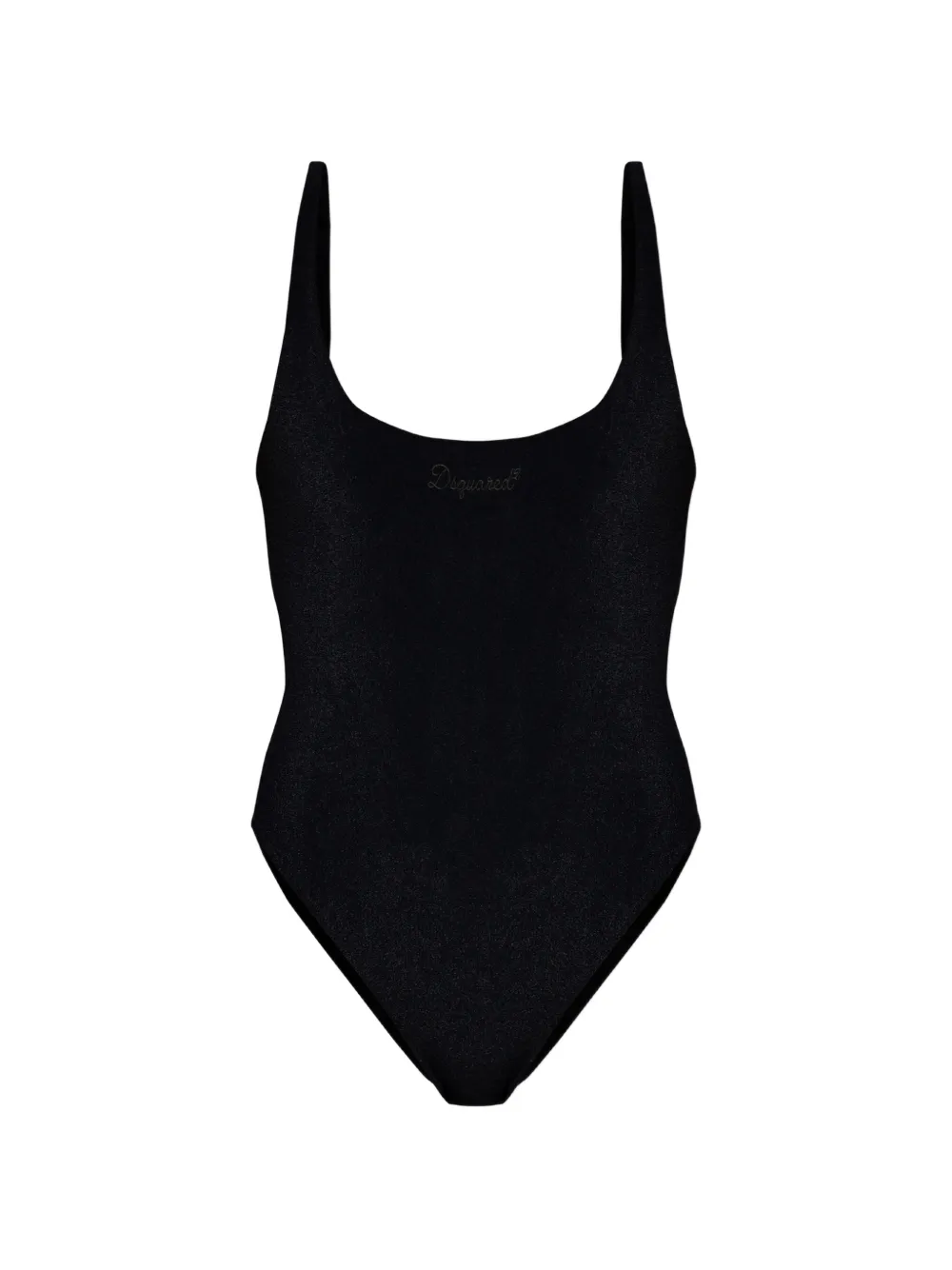 DSQUARED2 logo-embroidered swimsuit - Nero