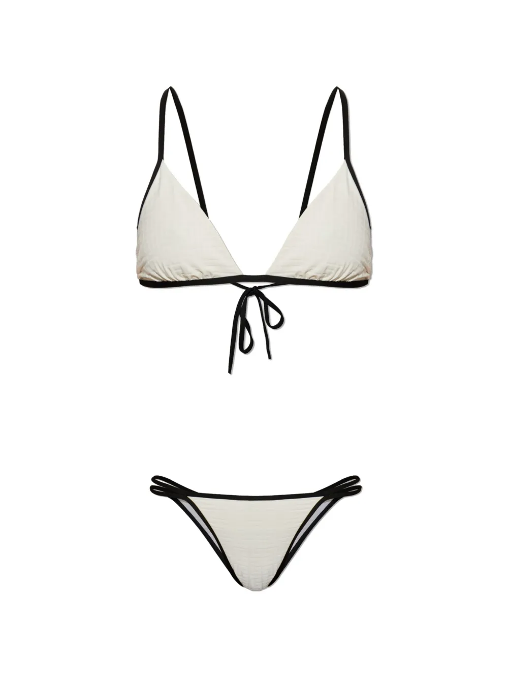 Balmain monogram lycra swimsuit - Toni neutri