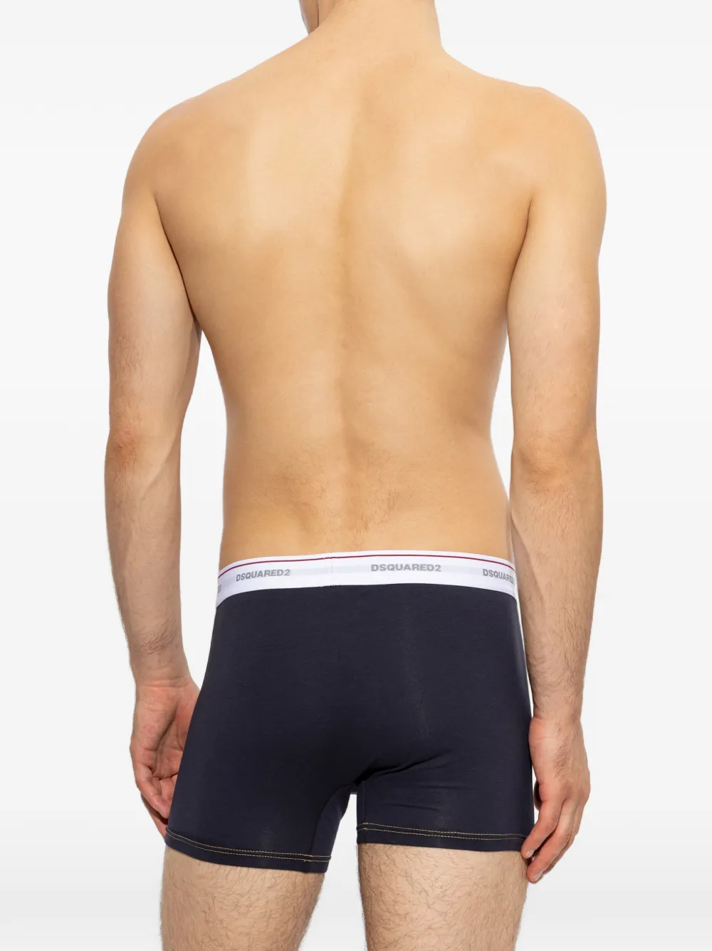 DSQUARED2 katoenen boxershorts met logo Blauw