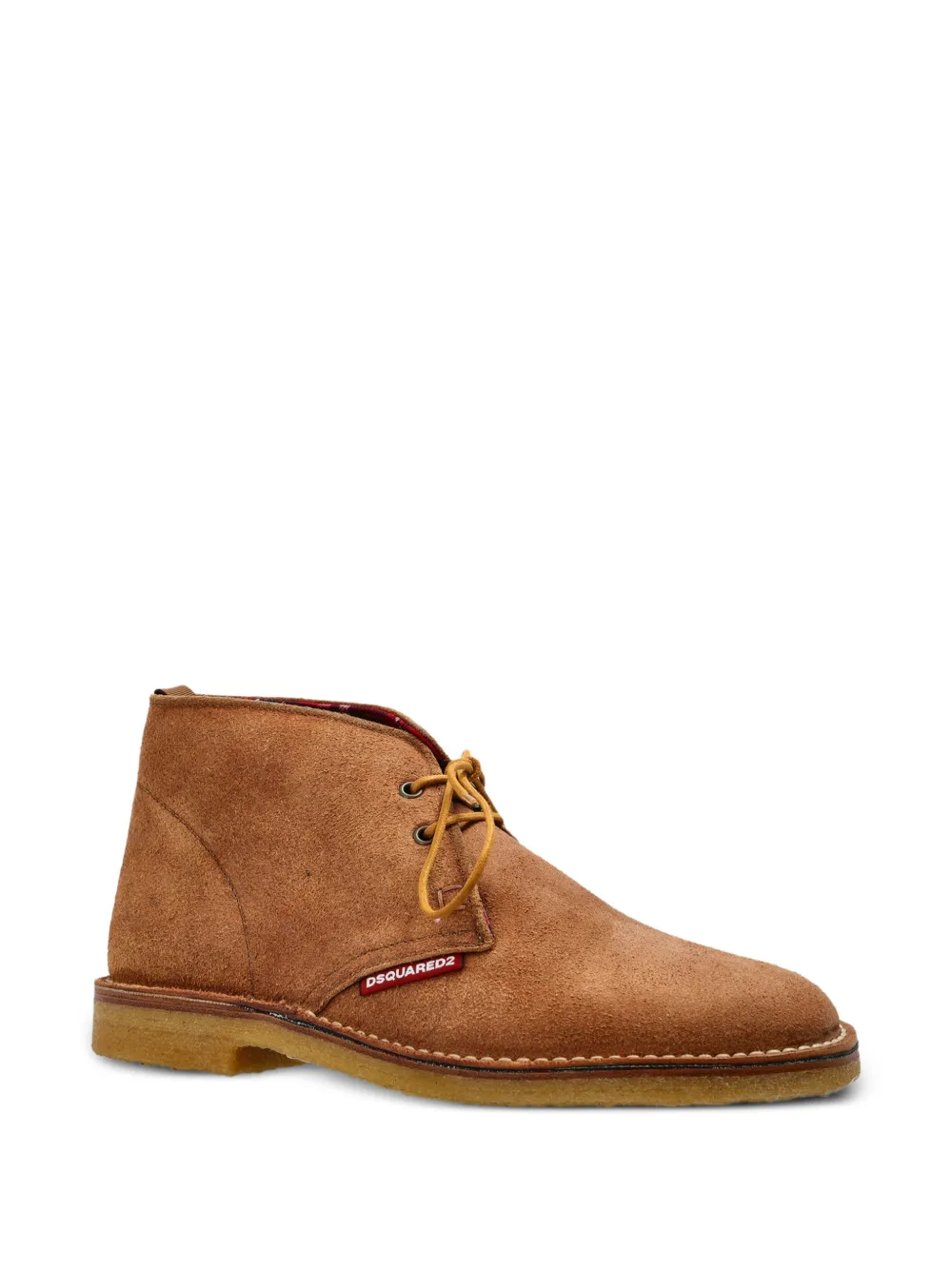 DSQUARED2 lace-up suede boots Bruin