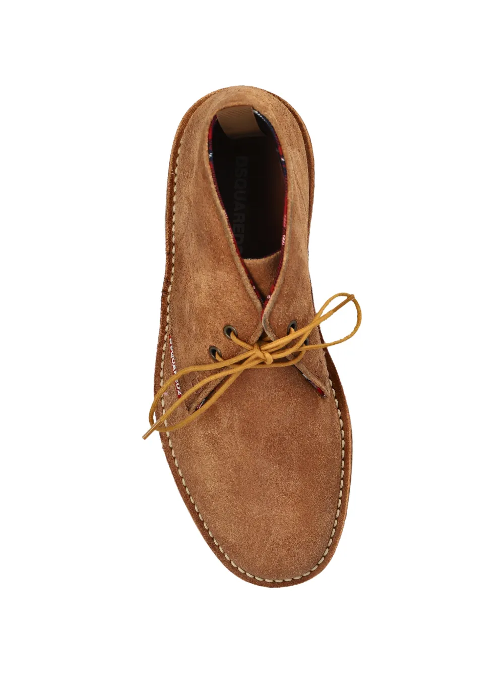 DSQUARED2 lace-up suede boots Bruin