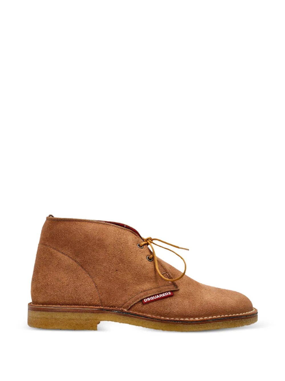 DSQUARED2 lace-up suede boots Bruin