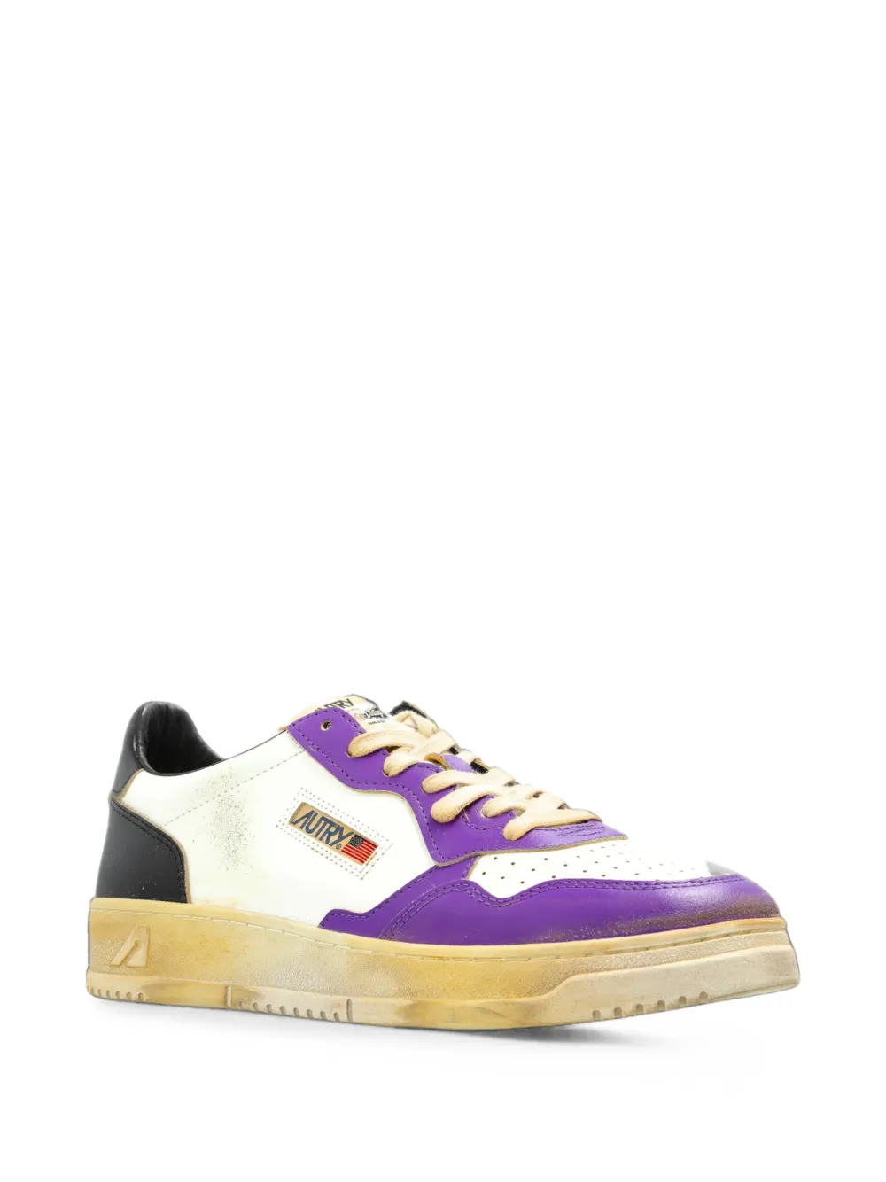 Autry Medalist Super Vintage leather sneakers Wit