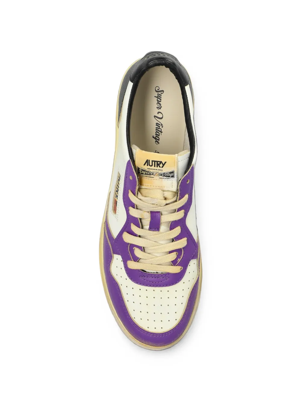 Autry Medalist Super Vintage leather sneakers Wit