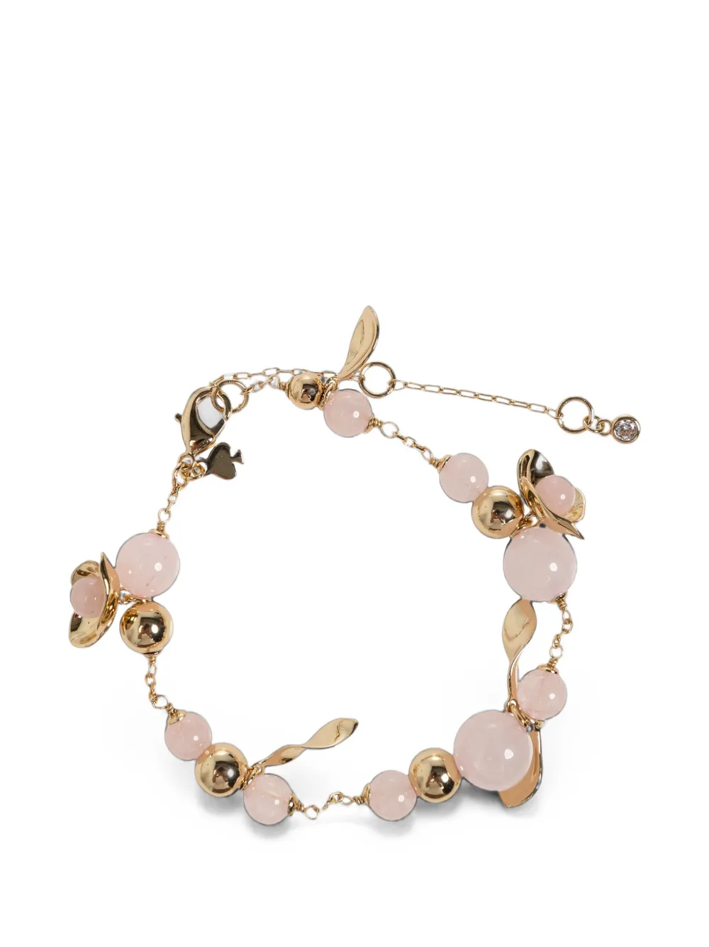 Kate Spade Gilded Garden bead-embellished charm bracelet - Gold