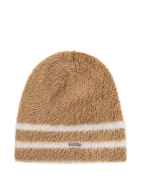 DSQUARED2 gorro a rayas con placa del logo