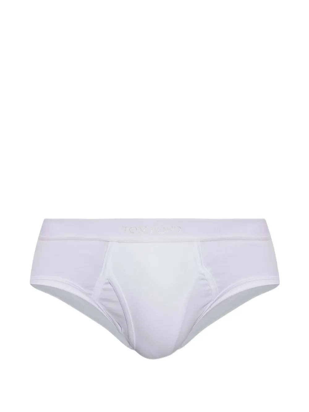 TOM FORD logo-waistband briefs - Bianco