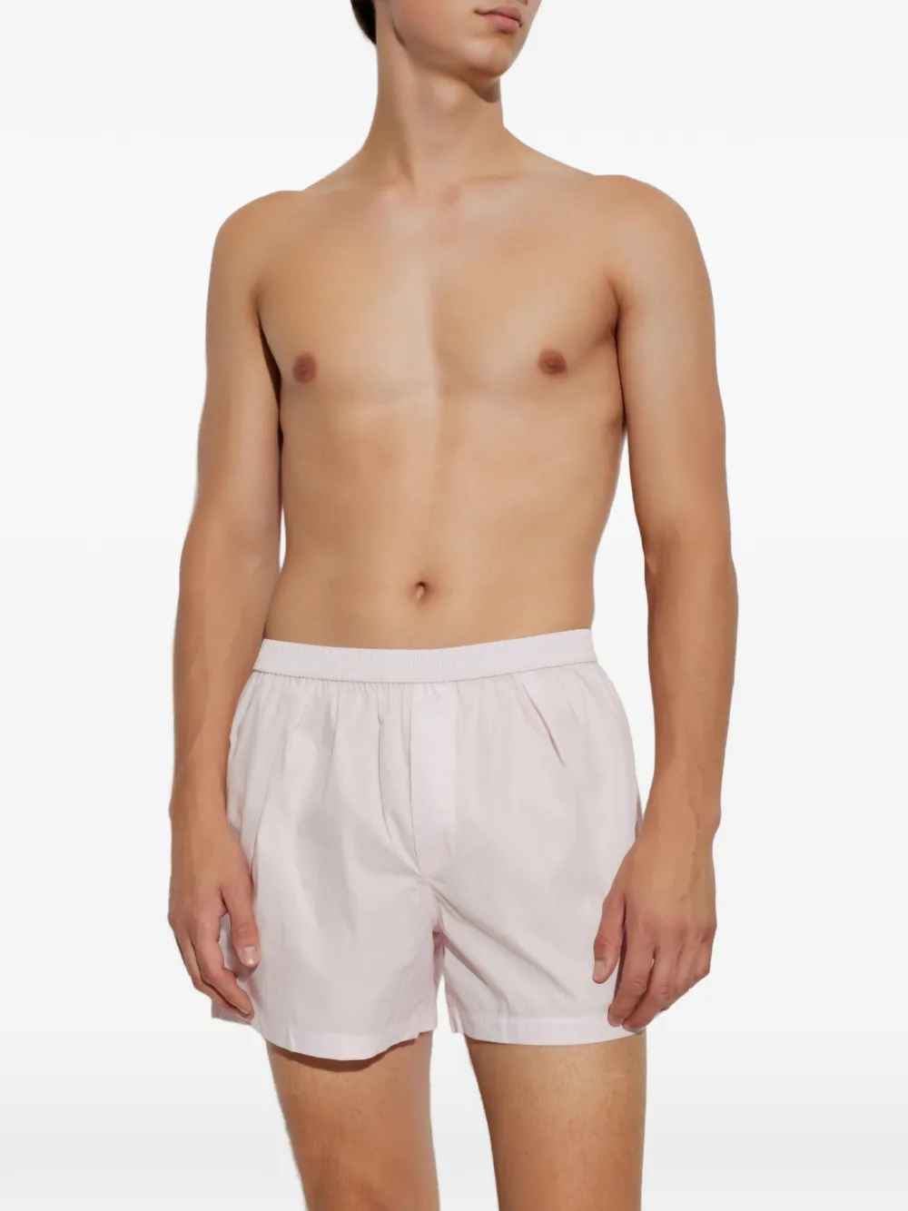 TOM FORD elasticated-waistband cotton boxers - Rosa
