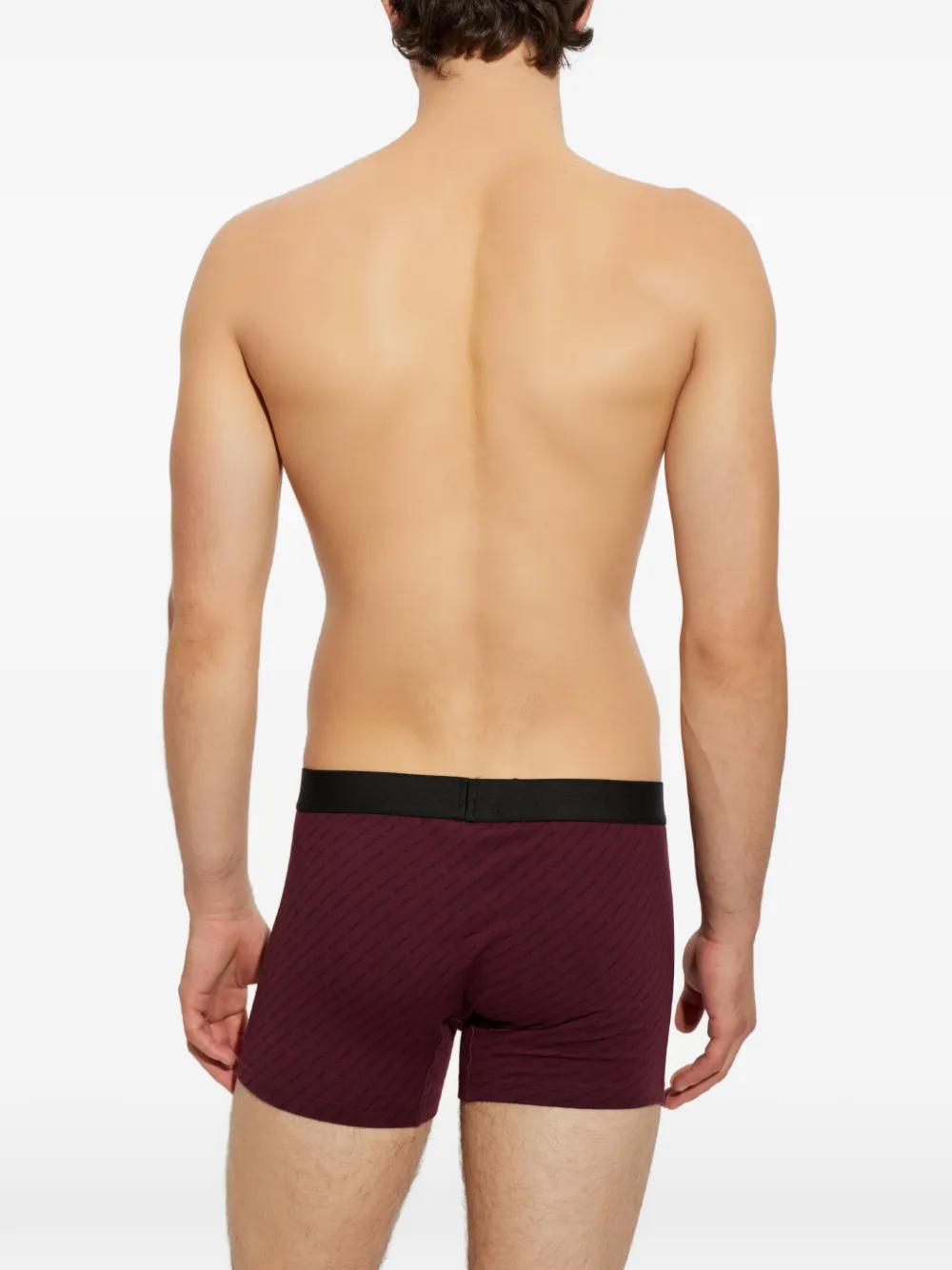 DSQUARED2 Boxershorts met monogram-print en tailleband met logo Rood
