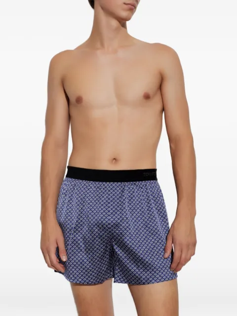 TOM FORD geometric-print boxer shorts