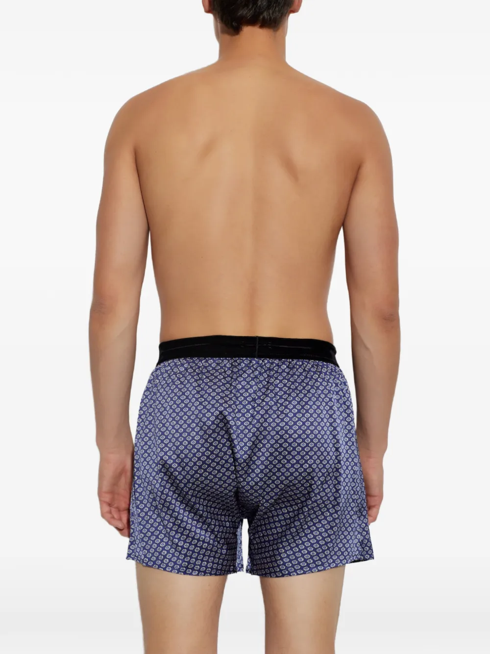 TOM FORD Boxershorts met geometrische print Blauw