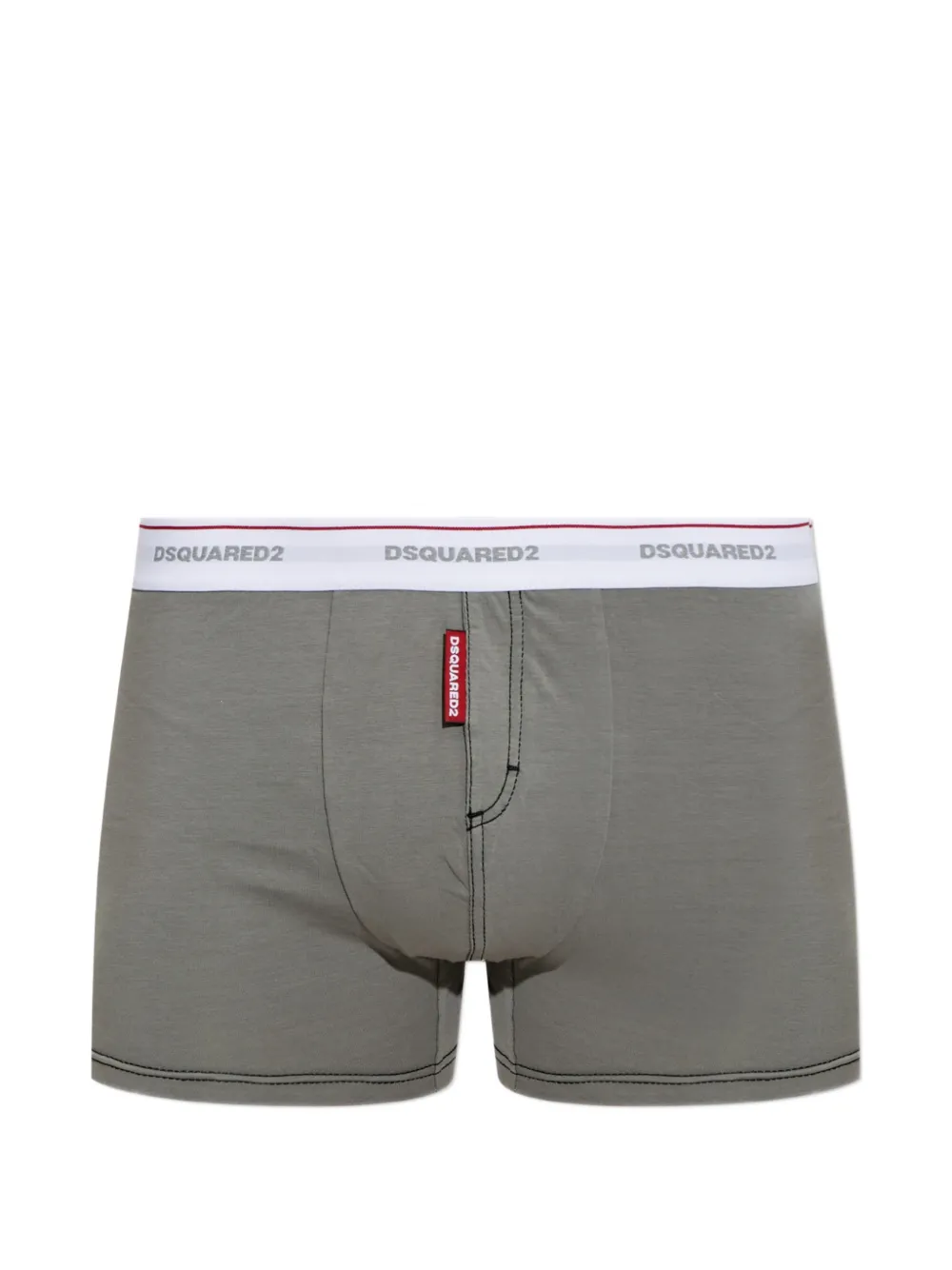DSQUARED2 Katoenen boxershorts met logo Grijs