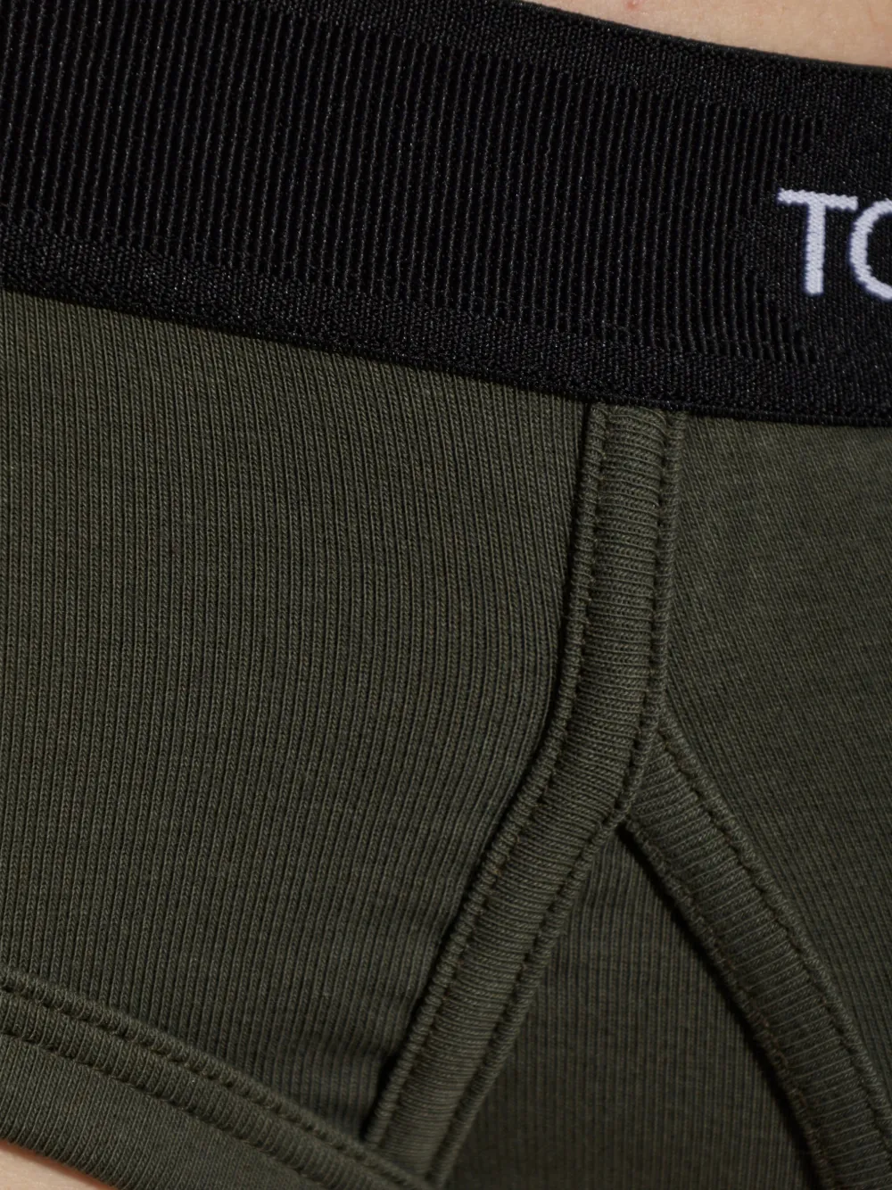 TOM FORD logo-waistband briefs (set of two) Zwart