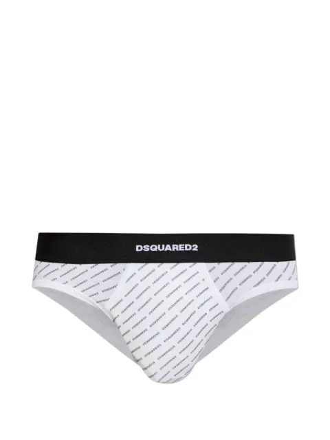 DSQUARED2 logo-print briefs
