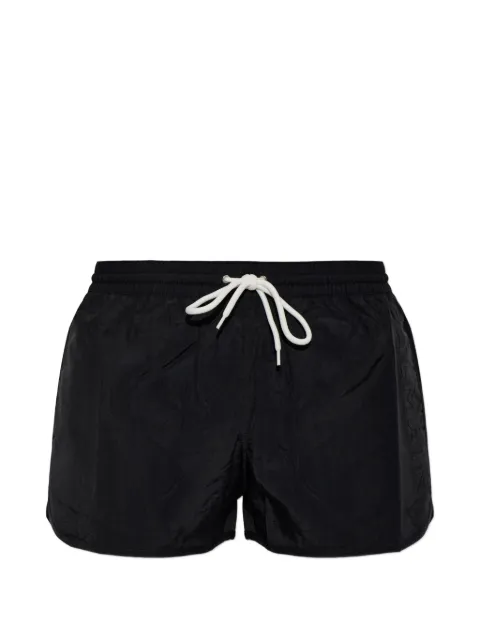 Balmain logo-embroidered drawstring swim shorts