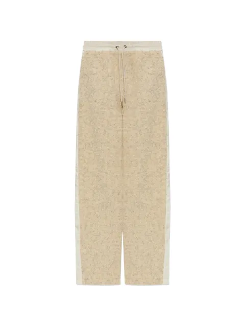 Moncler bouclé-knit wide-leg trousers