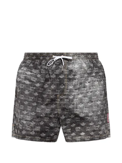 DSQUARED2 swim shorts with monogram