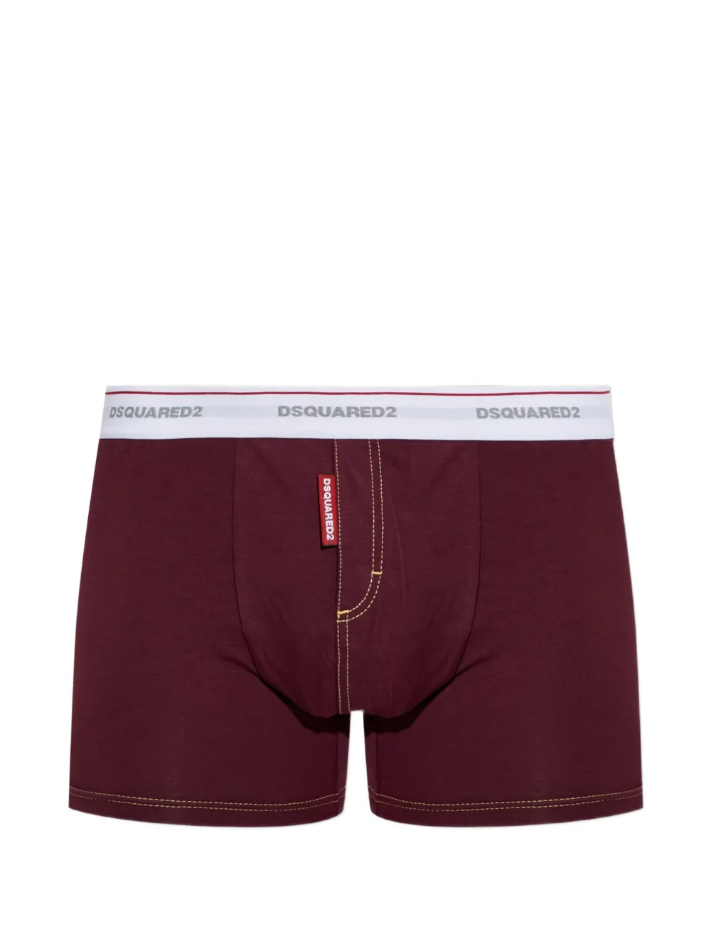 DSQUARED2 Boxershorts met logoband Rood
