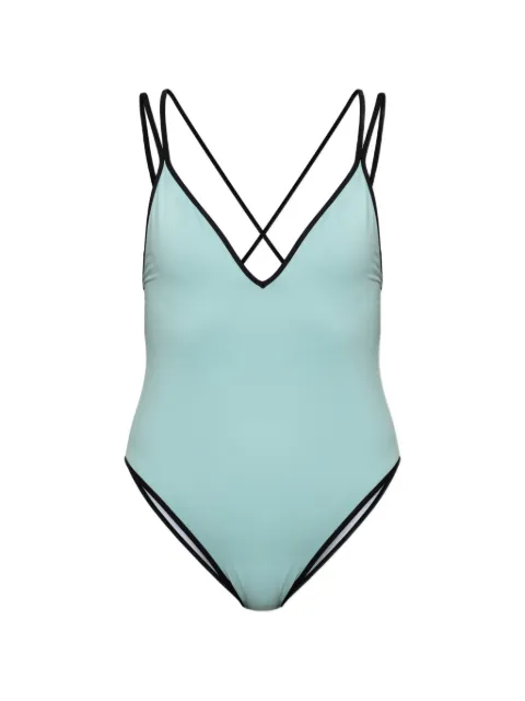 Balmain logo-embroidered swimsuit