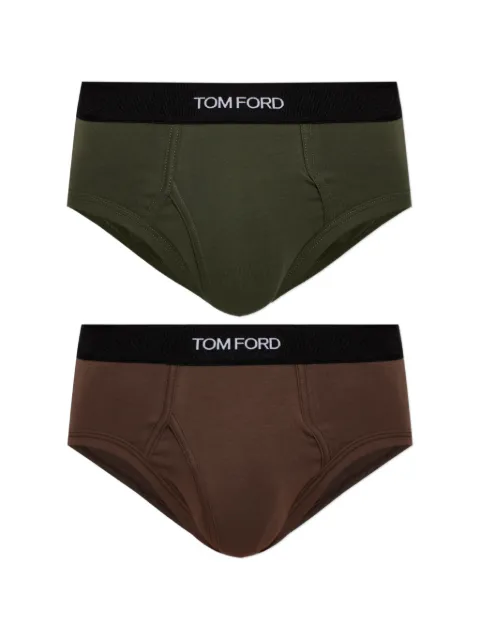TOM FORD Slips mit Logo-Bund (2er-Set)
