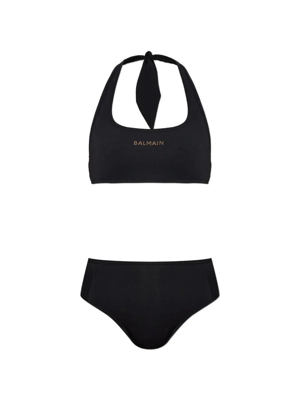 Balmain logo-embellished bikini - Nero