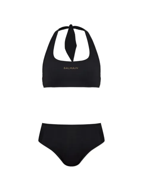 Balmain logo-embellished bikini