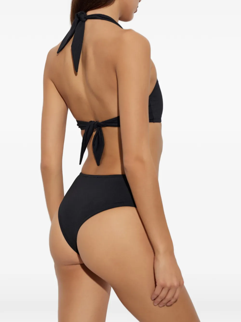 Balmain Bikini verfraaid met logo Zwart