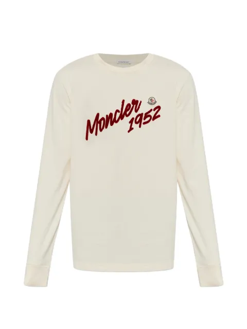 Moncler camiseta con logo estampado