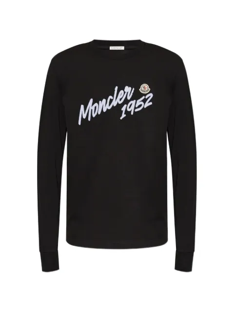 Moncler camiseta con logo estampado
