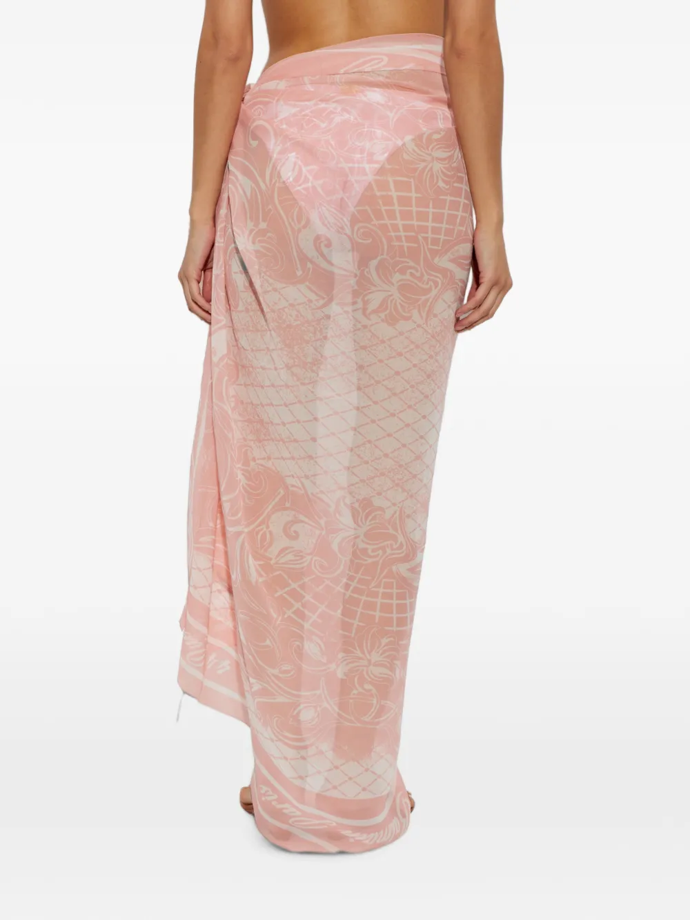 Balmain Tuniek met bloemenprint Roze